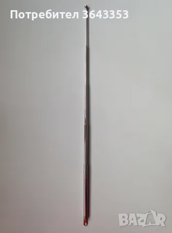 Стара телескопична антена за радио, снимка 2 - Радиокасетофони, транзистори - 48993248
