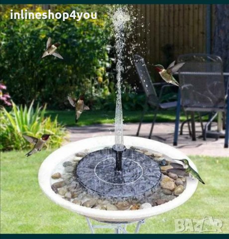 Соларен фонтан за градина