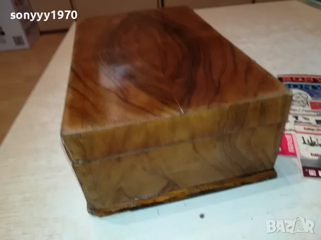 КРАСИВА КУТИЯ-ЕСТЕСТВЕН ФУРНИР 1503251729, снимка 13 - Антикварни и старинни предмети - 49507394