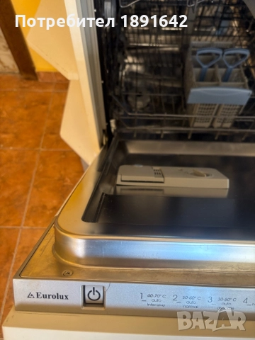 Продавам съдомиялна за вграждане EUROLUX /не работи- за части/, снимка 2 - Съдомиялни - 52426396