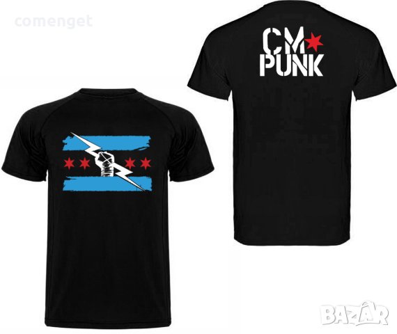 WWE! МЪЖКИ и ДЕТСКИ кеч тениски CM PUNK! Поръчай модел с твоя идея!