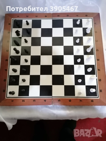 Голяма дървена шах-табла 48х48 см, снимка 5 - Други спортове - 52842041