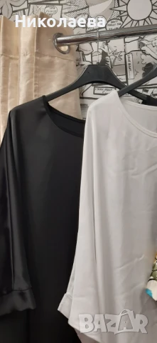 Стилна Макси Туника от Сатен!, снимка 9 - Туники - 50726384