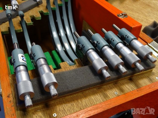 комплект микрометри Mitutoyo 193-904 outside micrometer 0-300mm, снимка 15 - Други машини и части - 38638807