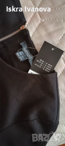 Черна ежедневна рокля размер 40/42, снимка 3 - Рокли - 53333023