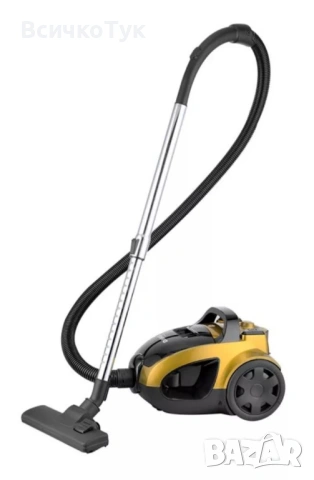 ✨Прахосмукачка VOX SL159G, 800W, Обем на контейнера 2L, Черен/Жълт , снимка 2 - Прахосмукачки - 53512710