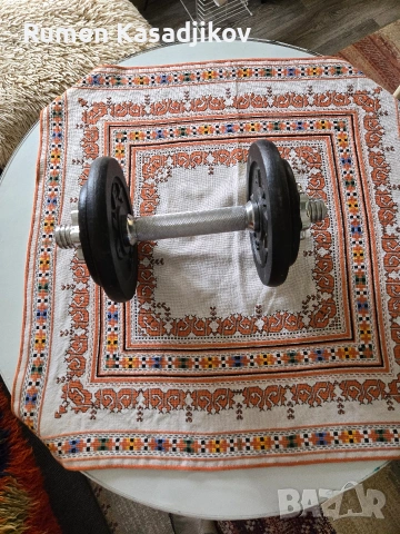 Дъмбел за фитнес , снимка 3 - Фитнес уреди - 53450400