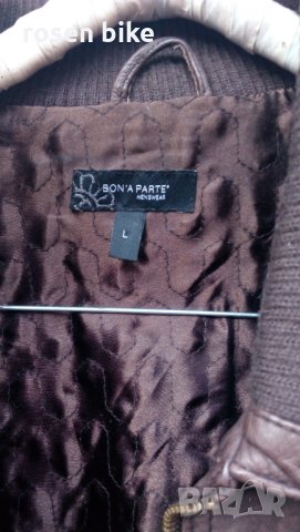 ''Bon'a Parte''оригинално кожено яке Л размер, снимка 4 - Якета - 29019527