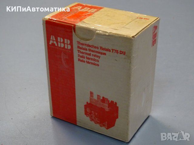 термична защита ABB T75 DU 29-42A, снимка 11 - Резервни части за машини - 37461258