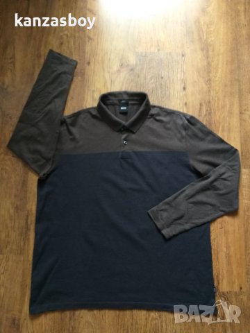 hugo boss - страхотна мъжка блуза КАТО НОВА 2ХЛ, снимка 4 - Блузи - 43256727
