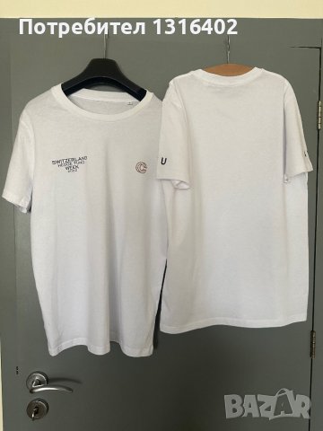 2бр нови памучни тениски размер S, снимка 2 - Тениски - 39865425