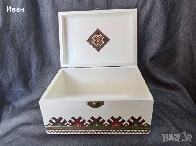 Кутия с народни шевици - ръчна изработка, снимка 8 - Подаръци за жени - 35443668