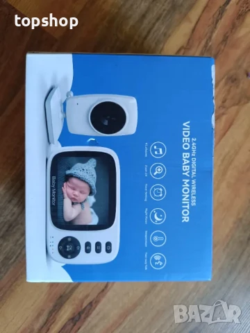 НОВ бебефон Babystar с камера и нощно виждане, 3,2-инчов екран безжичен, VOX, двупосочно аудио..., снимка 5 - Бебефони - 50559883
