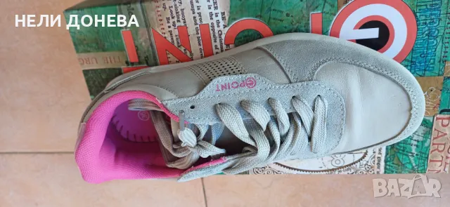 Маратонки Eстествена кожа POINT!Нови в оригинална кутия!№36, снимка 4 - Маратонки - 49424791