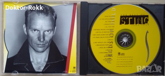 Sting - Fields Of Gold: The Best Of Sting 1984 - 1994 (1994), снимка 3 - CD дискове - 40305942