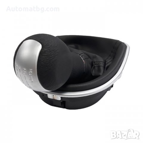 Топка с маншон за скоростен лост Automat, За SEAT ALTEA, LEON, TOLEDO, 5 скорости, Черен, снимка 2 - Аксесоари и консумативи - 37937738