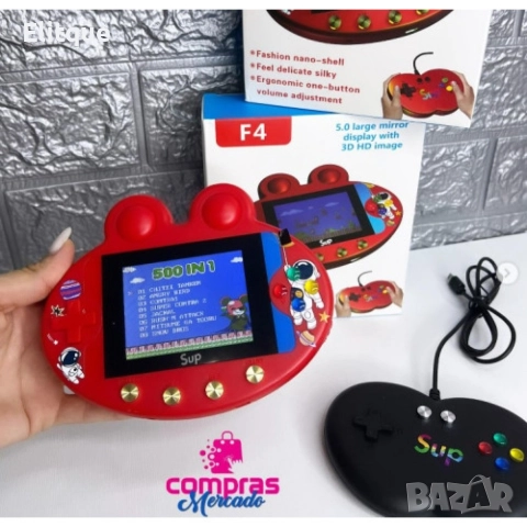 Детска конзола с 500 игри Sup Game F4, снимка 3 - Други игри и конзоли - 52896777