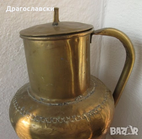 Голям и малък Стар метален съд, желязо, гюм с капак, снимка 12 - Антикварни и старинни предмети - 41964995