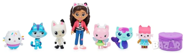 НОВИ Комплект фигури Gabby's Dollhouse - Габи и приятели, снимка 2 - Фигурки - 53005838