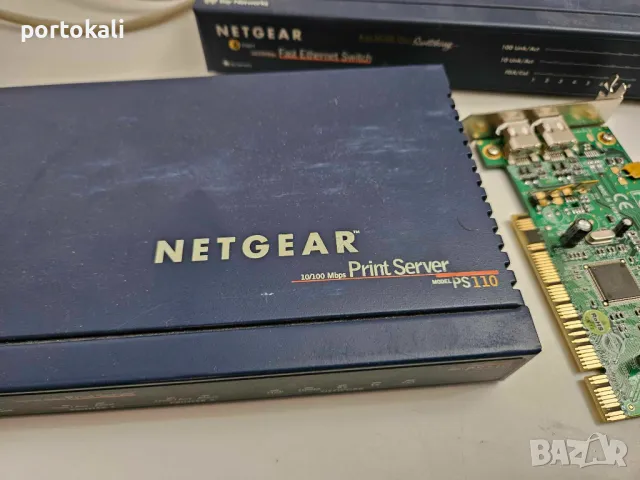 Switch Суич Netgear 8 port Router Print Server , снимка 5 - Суичове - 49781156