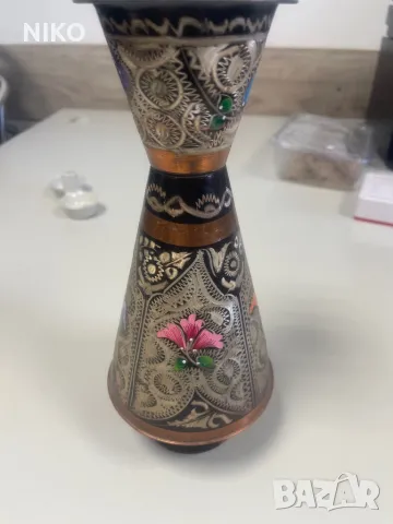 Медна ваза, снимка 6 - Вази - 49315113