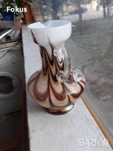 Кана "V.B. Opaline Florence" Made in Italy, снимка 5 - Антикварни и старинни предмети - 53388620