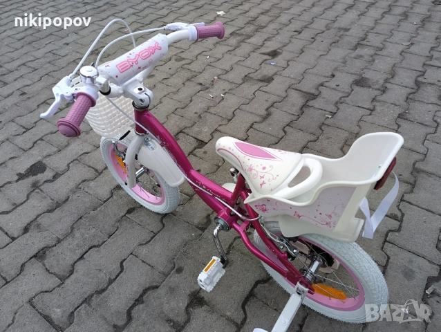 BYOX Велосипед 14" FLOWER розов, снимка 7 - Велосипеди - 53534401
