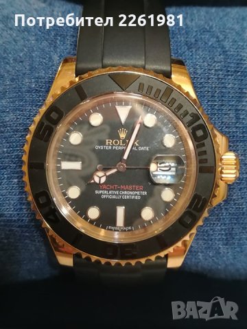 Продавам мъжки часовник rolex yacht master, снимка 1 - Мъжки - 28796789