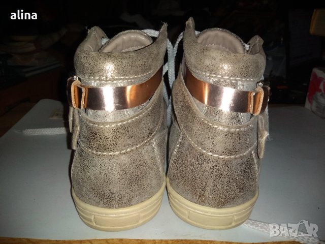 Високи спортни обувки /кецове/ MOEVZ естествена кожа, снимка 4 - Кецове - 42949047