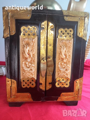 Уникален Стар Телефон стил Мандарин , Дракони 1960-те, снимка 3 - Антикварни и старинни предмети - 53558227