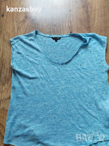 massimo dutti - страхотна дамска тениска КАТО НОВА ХС, снимка 6 - Тениски - 52079899