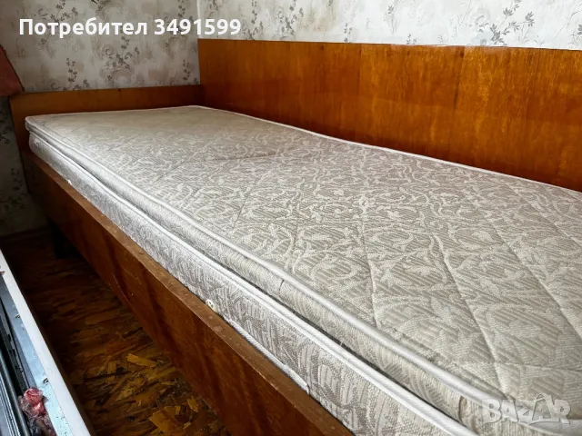 Легло от масивна дървесина, снимка 1