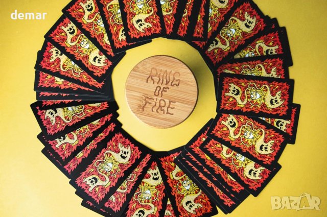  Парти игра с водоустойчиви карти Огненият пръстен, снимка 9 - Настолни игри - 43441795
