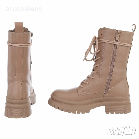 Дамски боти с връзки, 3цвята , снимка 6 - Дамски боти - 52148594