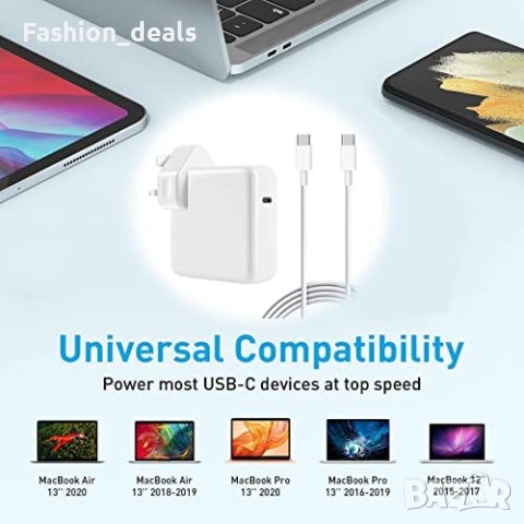Ново зарядно 67W за лаптоп Mac Book Pro захранващ Стенен адатпер, снимка 5 - Друга електроника - 40253675