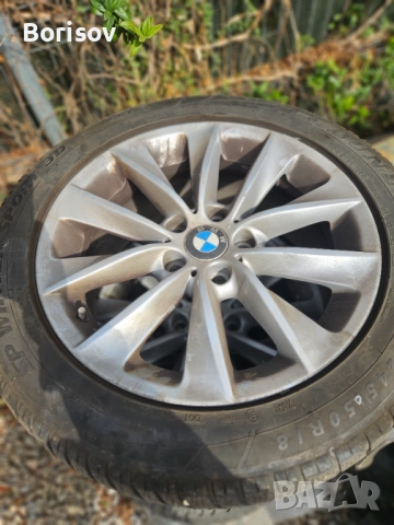 алуминиеви джанти за БМВ със зимни гуми 245/50/18, снимка 2 - Гуми и джанти - 51959377