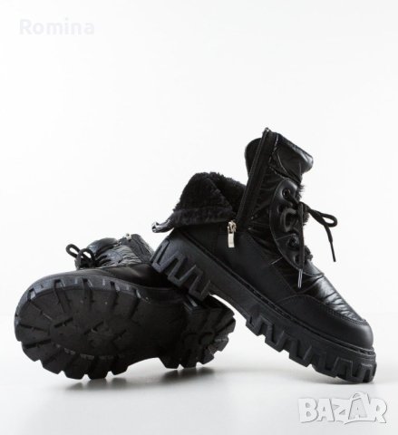 Супер модни зимни боти с подплата, снимка 7 - Дамски боти - 40536433