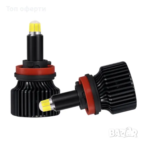 Крушки Диодни H8/H11 100W - 12V, снимка 2 - Аксесоари и консумативи - 49365370