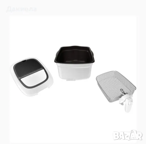 Фритюрник FR 3140 бял, черен, с таймер, снимка 3 - Фритюрници - 49602337