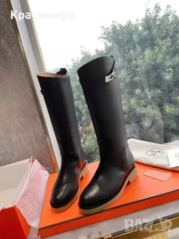 ботуши Hermes, снимка 5 - Дамски ботуши - 48040618