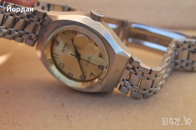 Швейцаркси мъжки часовник ''Jenny'' 25 камъка автоматик, снимка 6 - Мъжки - 47666971