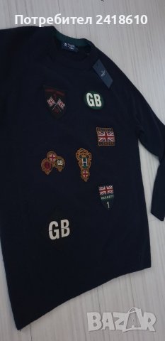 Hackett Badge Crew Merino Sweater Mens Size S НОВО! ОРИГИНАЛ! Мъжки Вълнен пуловер!, снимка 9 - Пуловери - 42949425