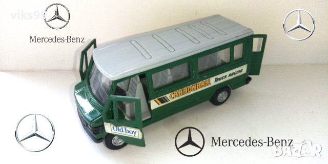 Mercedes стар метален микробус, снимка 1 - Колекции - 40970588