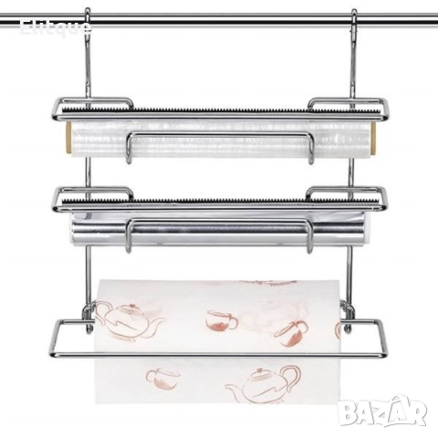 Държач за кухненска хартия - троен 33xH36cm, снимка 4 - Други стоки за дома - 52831840