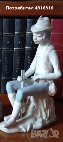 Колекционерски испански порцелан                 ппорцелан Две фигури на фирми., снимка 3 - Колекции - 53591000