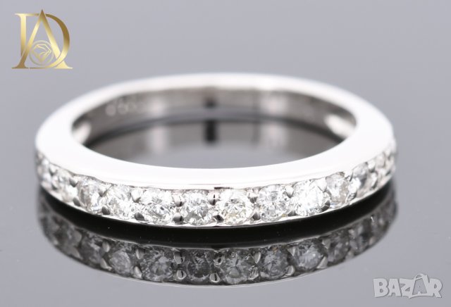 Нов Златен Пръстен с 0.40кт Естествени Диаманти, снимка 3 - Пръстени - 42935442