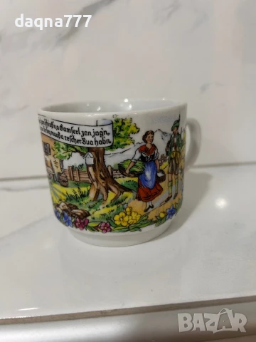 Ретро порцеланова чаша, печат, Bavaria., снимка 2 - Антикварни и старинни предмети - 51122245