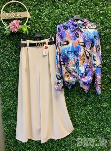 пъстроцветни сатенени  ризи , снимка 7 - Ризи - 50871857