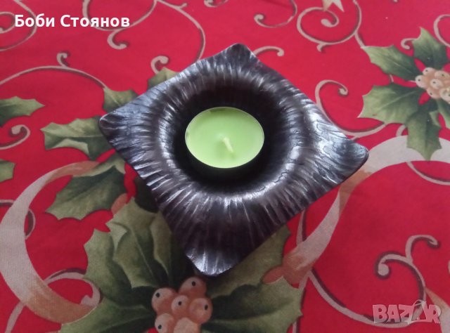 Свещник за чаена свещичка, снимка 2 - Други - 44069145