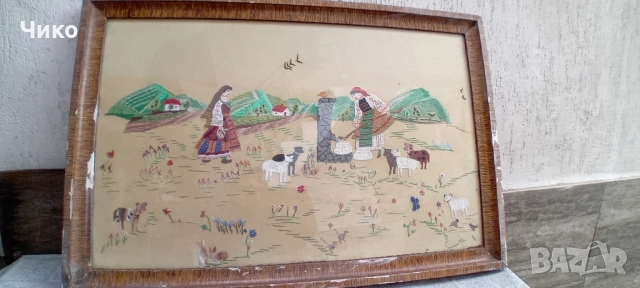 Стар голям панорамен ковьор , снимка 17 - Антикварни и старинни предмети - 52056409